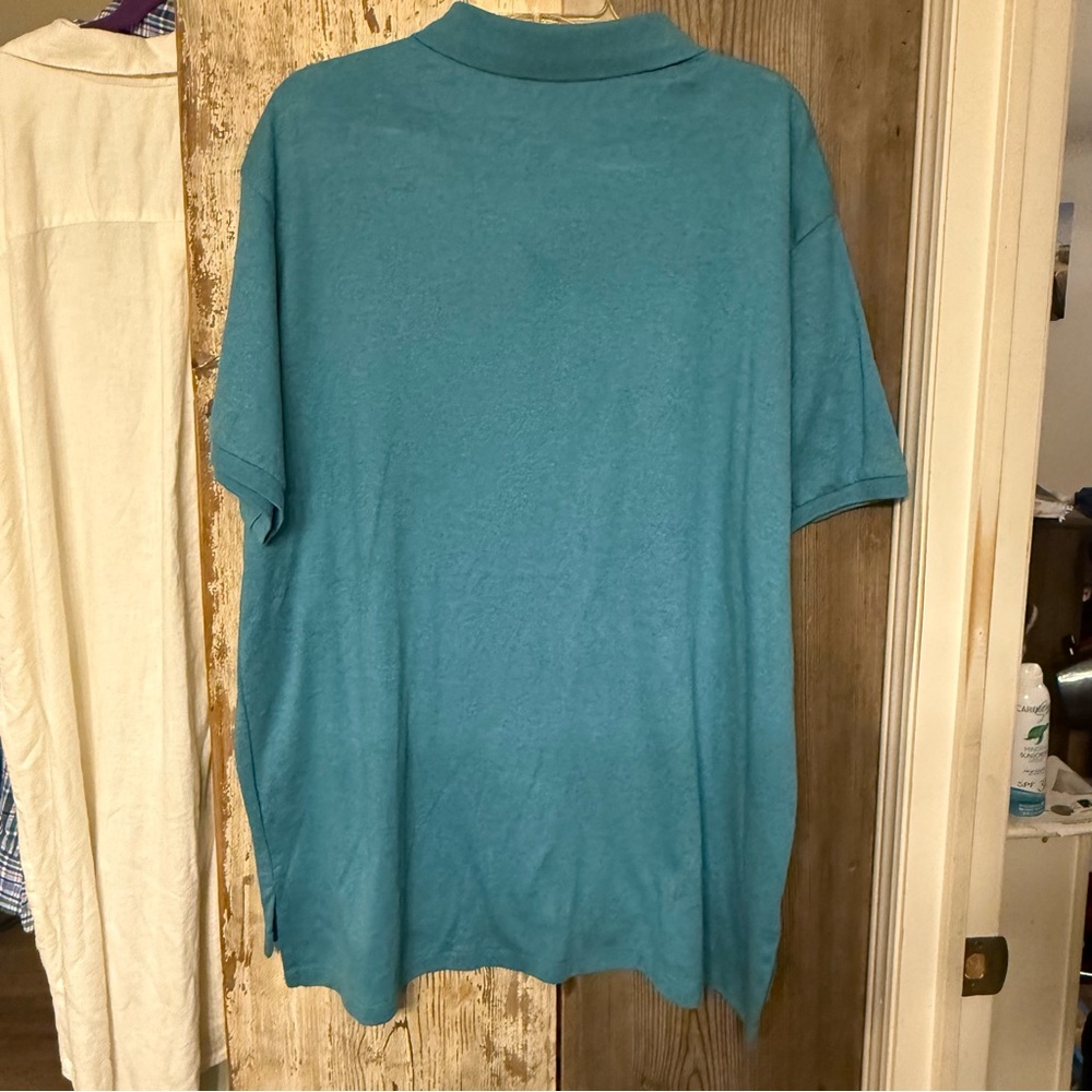 Polo by Ralph Lauren Men's Blue Polo Shirt - Picture 3 of 7